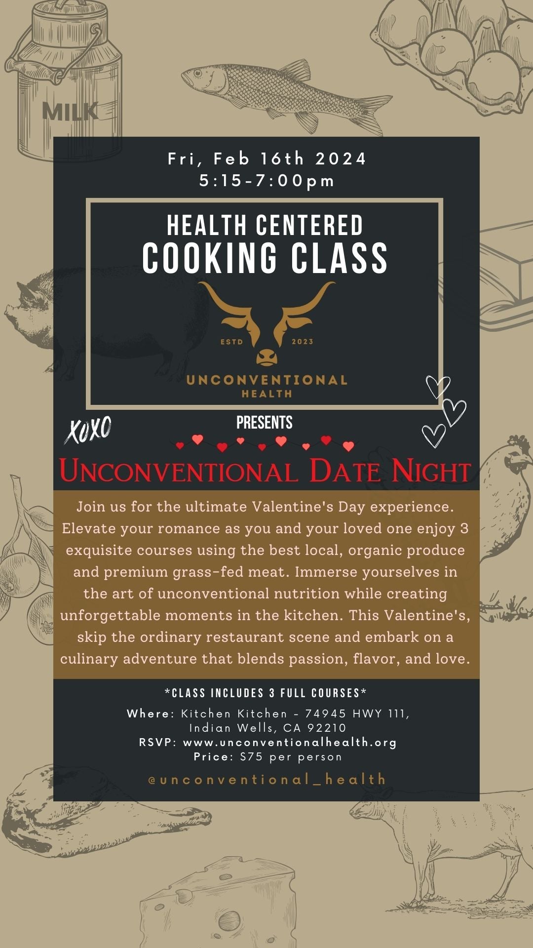 Cooking Class: Unconventional Date Night